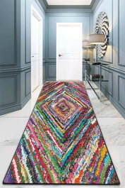Conceptum Ipnosi Djt Alfombra de Pasillo Multicolor 100 x 200 cm